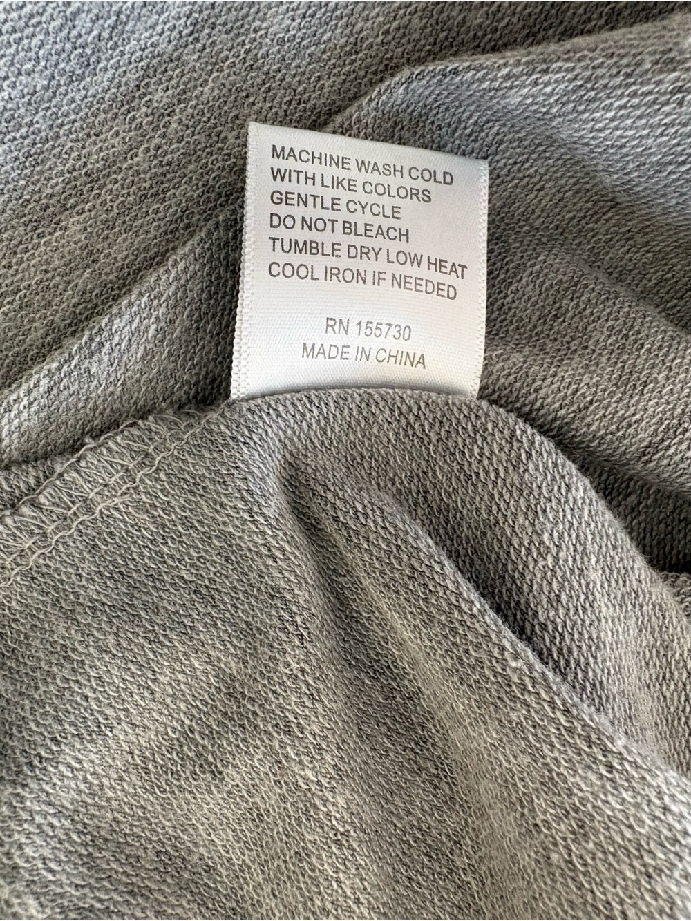 Jane and Delancey Gray Camo Lightweight Pullover Hoodie Size 2X - Picture 6 of 6